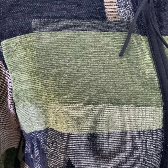 Preswick & Moore Petites Jacket Zip Up Blazer Color block Olive Green Women SM - Picture 11 of 16